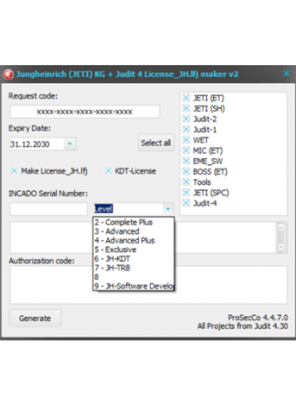 Jungheinrich (JETI) Judit-4 License_JH.lfj file Maker and keygen v2 [2-5Level]